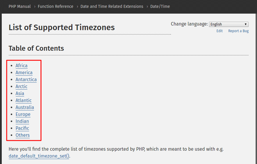 Làm thế nào để đổi timezone bằng .htaccess