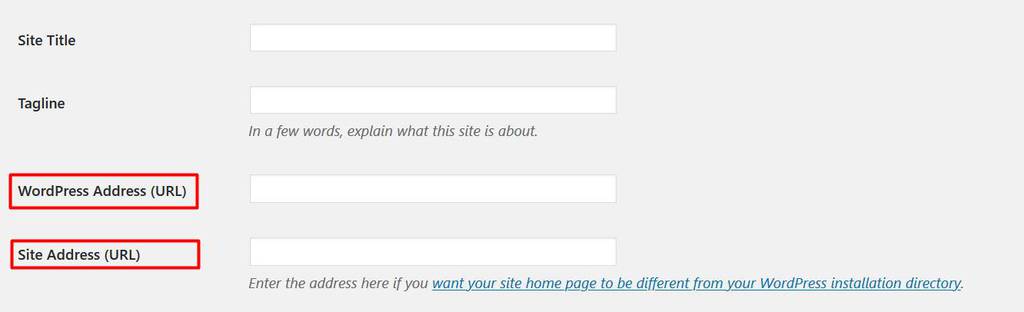 đổi địa chỉ WordPress - đổi tên miền WordPress