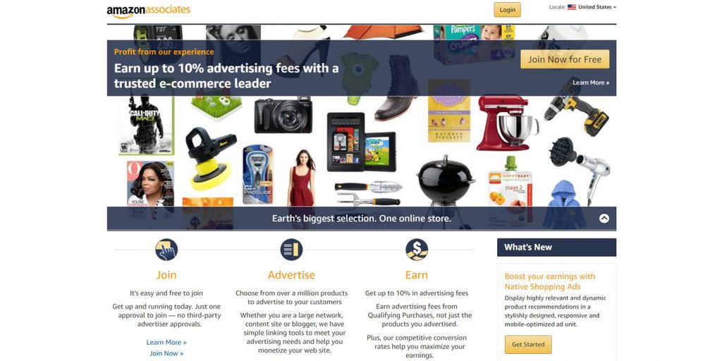 amazon affiliate cách tạo blog kiếm tiền
