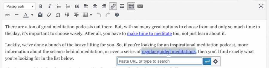 chèn hyperlinks