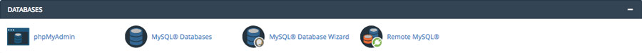 quản lý database trong cpanel