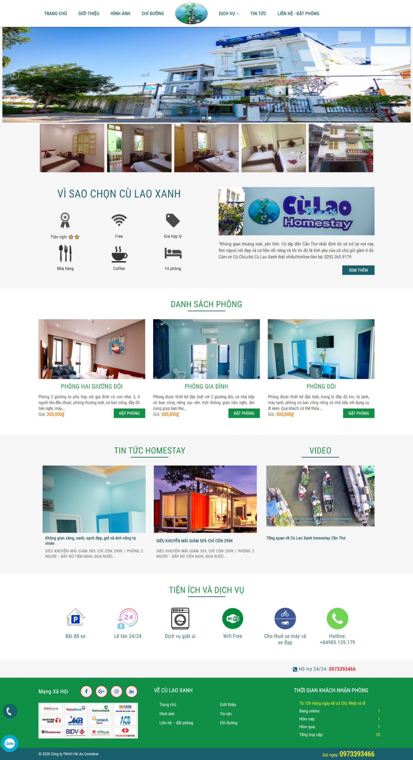 Website Cù lao xanh