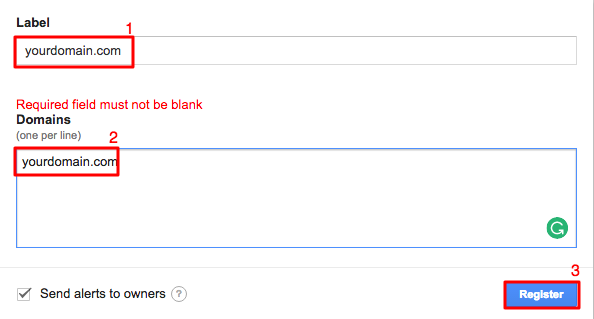 Đăng ký google recaptcha trên trang admin