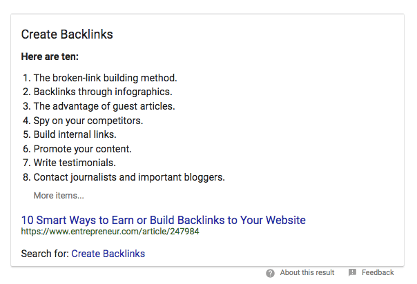 google knowledge graph