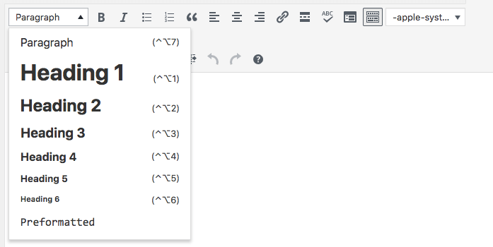 header tags