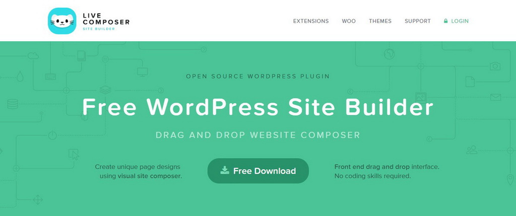 page builder live composer