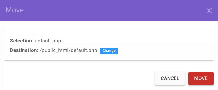 chuyển files tới public_html