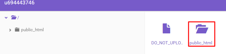thư mục public_html