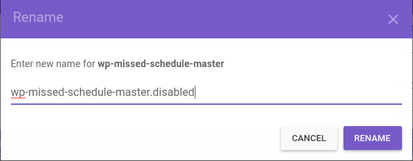 Vô hiệu WordPress plugins qua File Manager