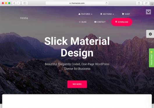 theme ecommerce hestia