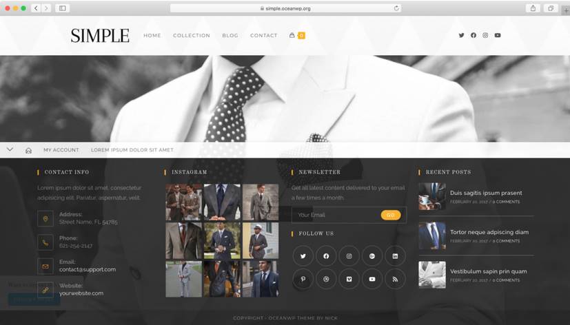 theme WordPress free oceanwp