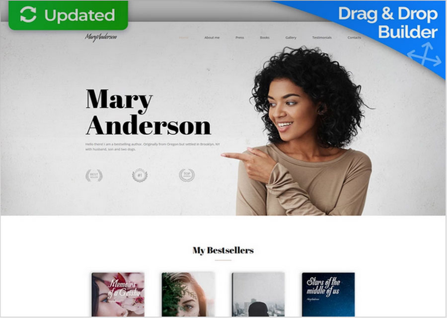 template website builder 2