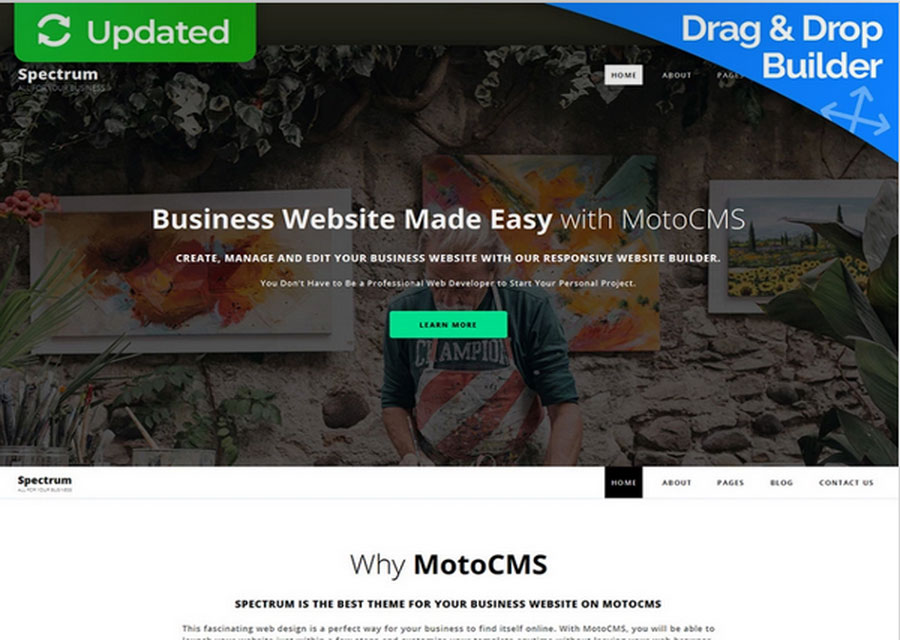 template website builder