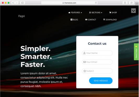 wordpress theme ecommerce fagri