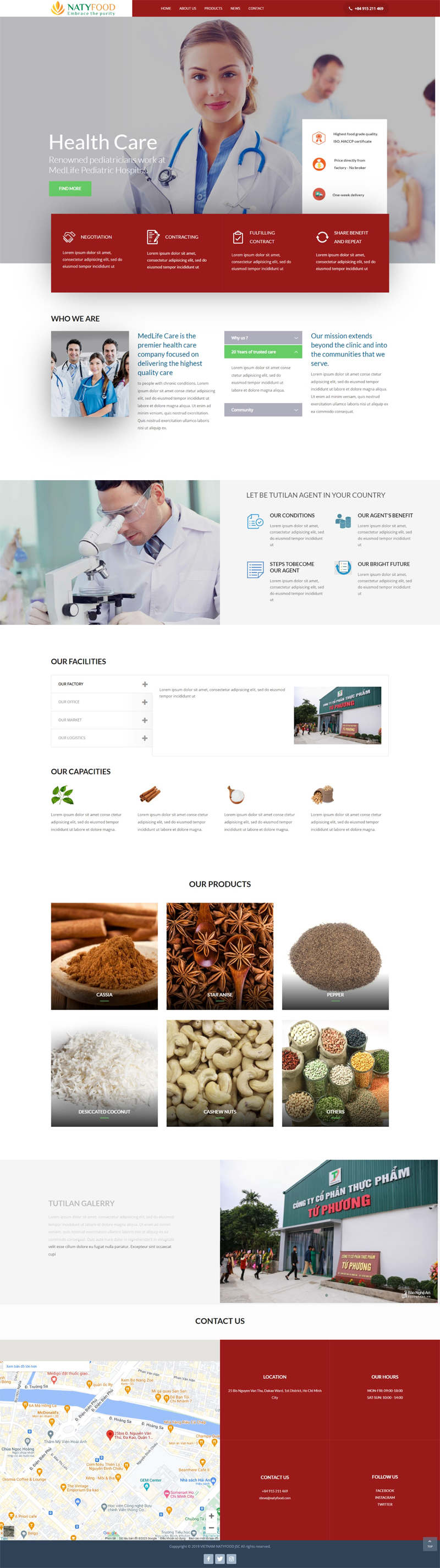 Mẫu website giới thiệu công ty kallyas