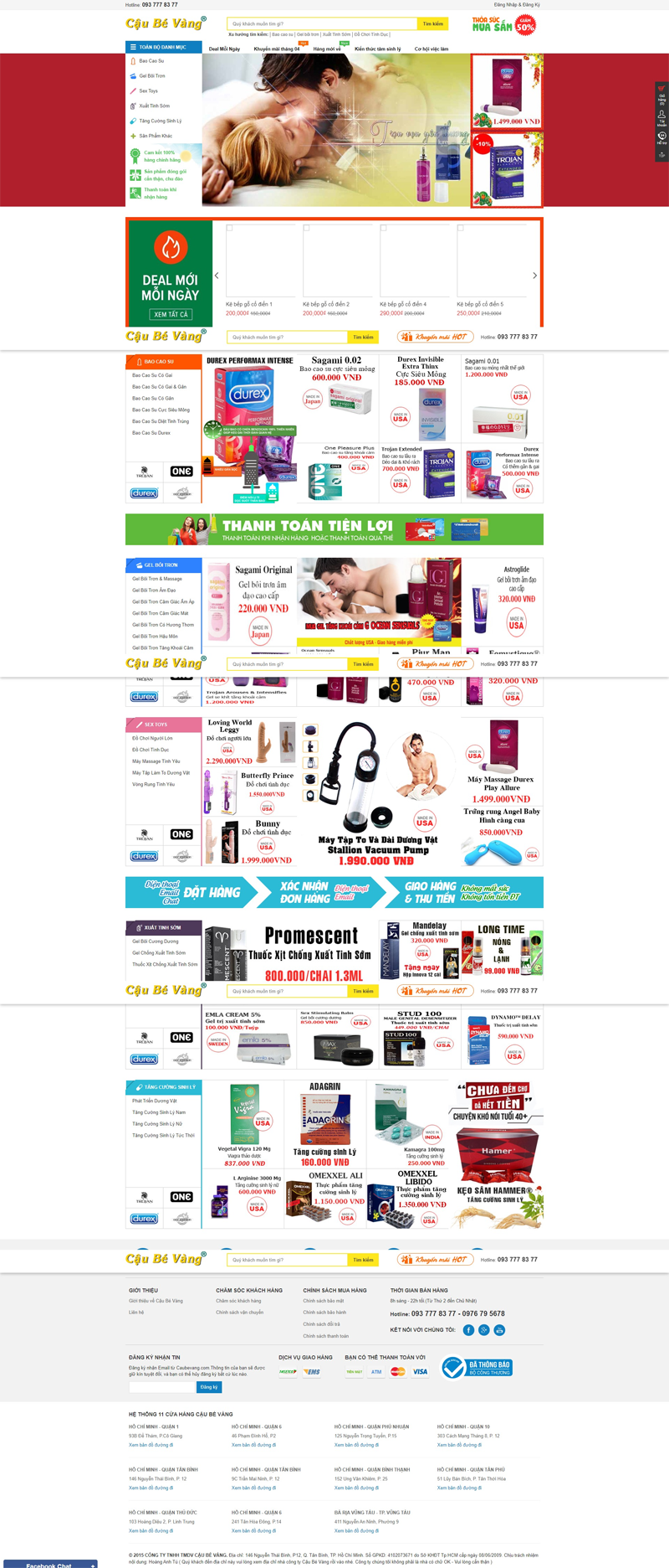 Mẫu website shop bán caobaosu