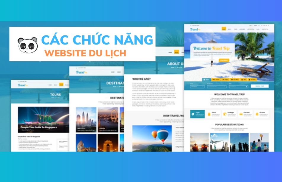 Mẫu thiết kế website du lịch khách sạn – Làm nên thành công của nhiều doanh nghiệp