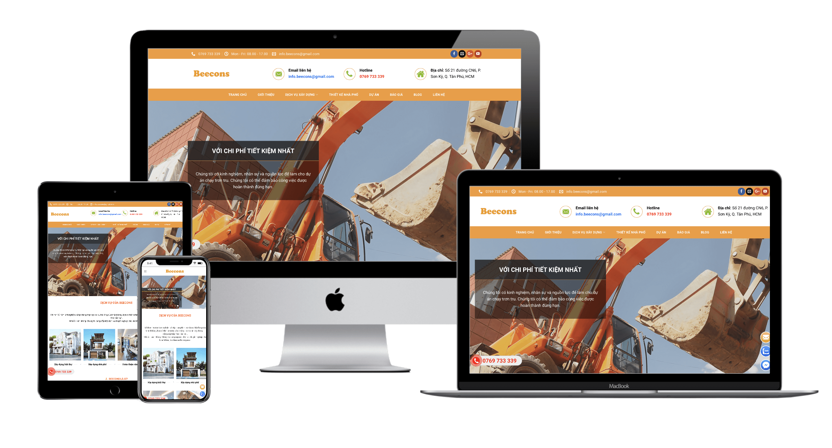 Thiết kế website xây dựng chuyên nghiệp khẳng định vị thế và năng lực của doanh nghiệp