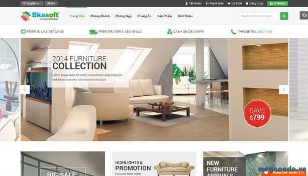 Website nội thất – Kênh quảng không thể thiếu của doanh nghiệp kinh doanh nội thất